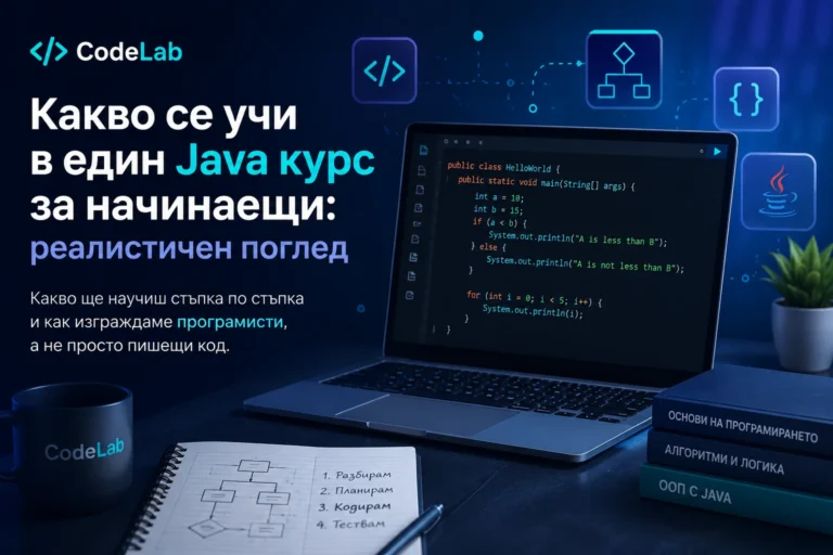 Курс за начинаещи Java Бургас
