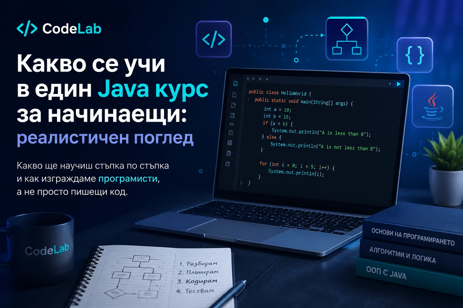 Курс за начинаещи Java Бургас